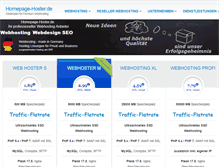 Tablet Screenshot of homepage-hoster.de